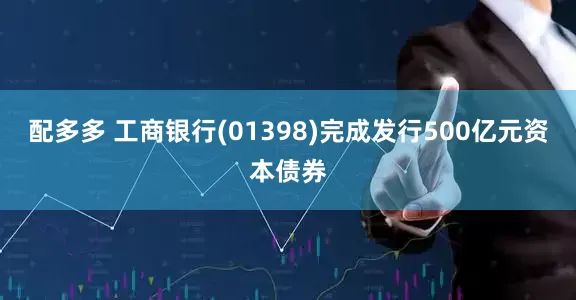 配多多 工商银行(01398)完成发行500亿元资本债券