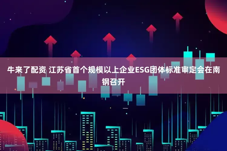 牛来了配资 江苏省首个规模以上企业ESG团体标准审定会在南钢召开